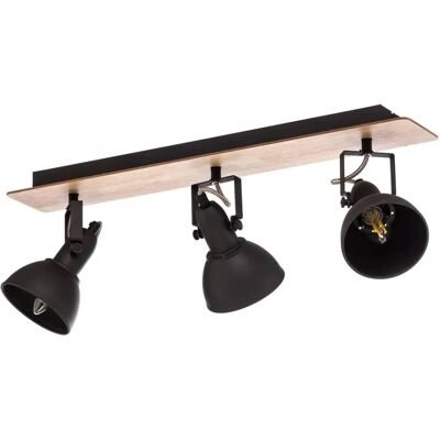 Lindby Aylis brązowa metalowa lampa sufitowa - Industrial, 3 E14, Salon i Jadalnia Lindby Aylis brązowa metalowa lampa sufitowa - Industrial, 3 E14, Salon i Jadalnia