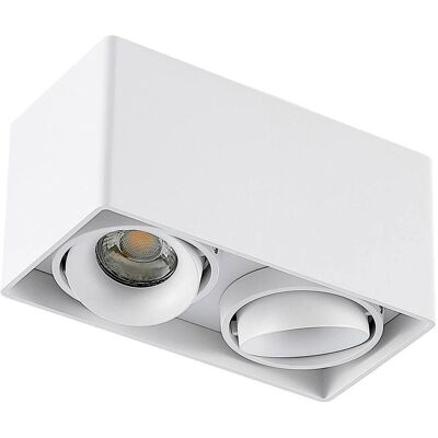 Lampa sufitowa Arcchio Kubika - Nowoczesny biały aluminium 2 GU10 Lampa sufitowa Arcchio Kubika - Nowoczesny biały aluminium 2 GU10