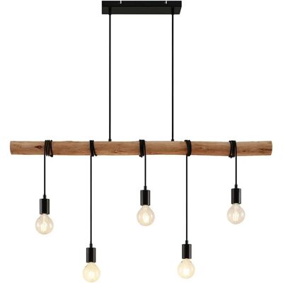 Lindby Drewniana 5-Lampowa Lampa wisząca Lindby Drewniana 5-Lampowa Lampa wisząca