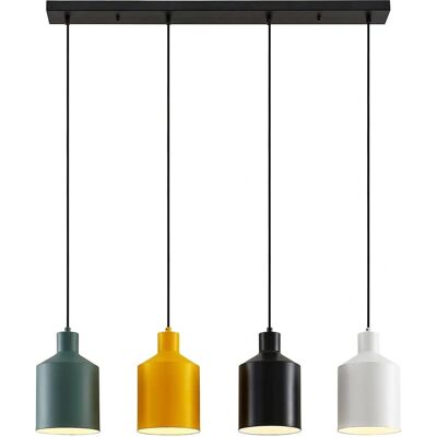 Lindby Tirane Lampa wisząca - Metalowa, Kolorowa, 94cm, E27 Lindby Tirane Lampa wisząca - Metalowa, Kolorowa, 94cm, E27