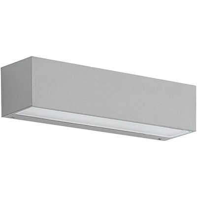 Lucande Lengo Utomhusvägglampa - 25cm, aluminium Lucande Lengo Utomhusvägglampa - 25cm, aluminium