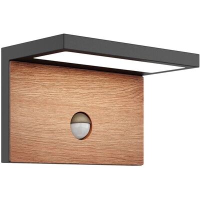 Lucande Lignus Utomhus Vägglampa - Modern LED Sensor - Svart Lucande Lignus Utomhus Vägglampa - Modern LED Sensor - Svart