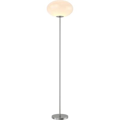Lampa podłogowa Lindby Sonika - Nikiel satynowy, Biały - Nowoczesny, 175cm Lampa podłogowa Lindby Sonika - Nikiel satynowy, Biały - Nowoczesny, 175cm