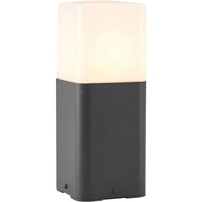Lucande Obuna Außenlampe 30cm - Anthrazit & Weiß - IP44 Lucande Obuna Außenlampe 30cm - Anthrazit & Weiß - IP44
