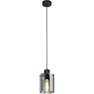 Lindby Kourtney Moderne Hængelampe - Sort Glas Ø15cm Lindby Kourtney Moderne Hængelampe - Sort Glas Ø15cm