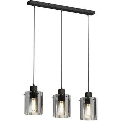 Lindby Kourtney Lampada a Sospensione - Moderna Nera 3 Luci Lindby Kourtney Lampada a Sospensione - Moderna Nera 3 Luci