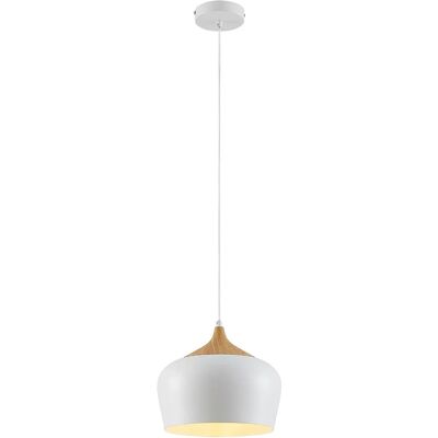 Lindby Vilsera Biała Lampa Wisząca - Salon i Jadalnia Lindby Vilsera Biała Lampa Wisząca - Salon i Jadalnia
