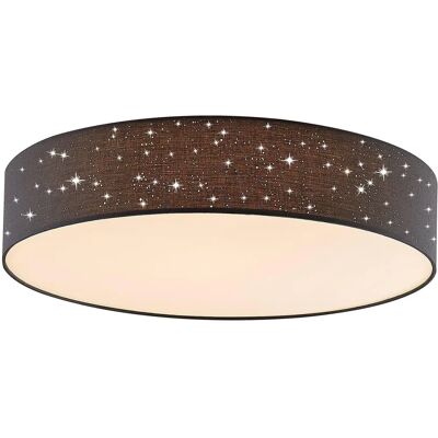 Lindby Ellamina Deckenleuchte - Modernes Grau Stoff-LED-Licht Lindby Ellamina Deckenleuchte - Modernes Grau Stoff-LED-Licht