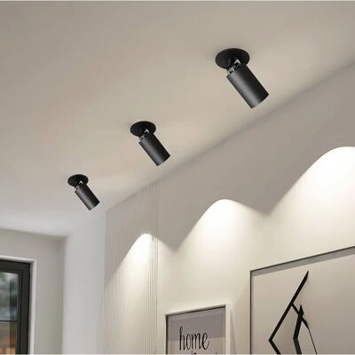 Arcchio Davin Recessed Spotlight - Cylindrical Black Arcchio Davin Recessed Spotlight - Cylindrical Black