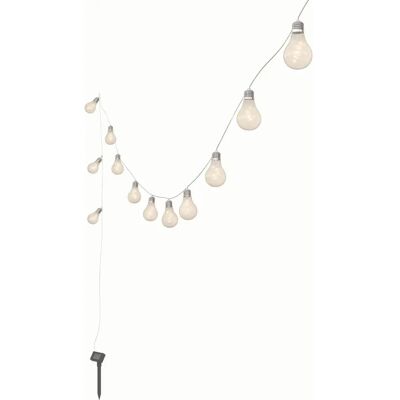 Lindby Lampini guirlande lumineuse solaire - transparente - éclairage extérieur décoratif Lindby Lampini guirlande lumineuse solaire - transparente - éclairage extérieur décoratif