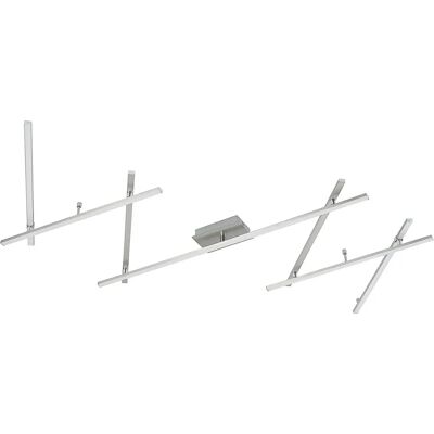 Lindby Kerem Szary Metalowa LED Lampa Sufitowa - Salon i Jadalnia Lindby Kerem Szary Metalowa LED Lampa Sufitowa - Salon i Jadalnia