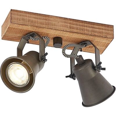 Lindby Grandesa Vintage 2-Light Ceiling Spotlight - Ceiling Spotlight Lindby Grandesa Vintage 2-Light Ceiling Spotlight - Ceiling Spotlight