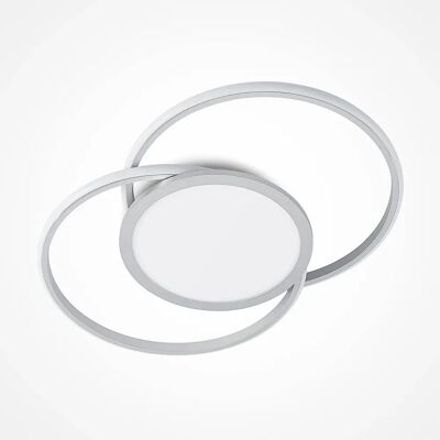 Lampe de plafond LED 'Senne' - Gris Moderne Dimmable Lucande Lampe de plafond LED 'Senne' - Gris Moderne Dimmable Lucande