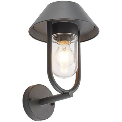 Lucande Olinum Wall Lamp - Modern Outdoor Gray Lucande Olinum Wall Lamp - Modern Outdoor Gray