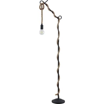 Lucande Ropina Gulvlampe - Vintage, Metal, Sort Lucande Ropina Gulvlampe - Vintage, Metal, Sort