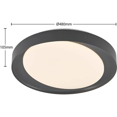 Lindby Alyano Moderne Graue Deckenlampe - Deckenleuchte Lindby Alyano Moderne Graue Deckenlampe - Deckenleuchte