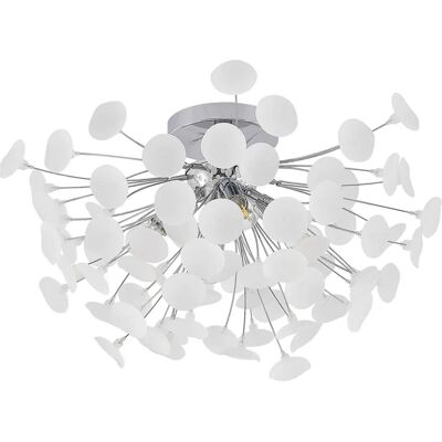 Lindby Yurina Nowoczesna Srebrna Lampa Sufitowa Lindby Yurina Nowoczesna Srebrna Lampa Sufitowa