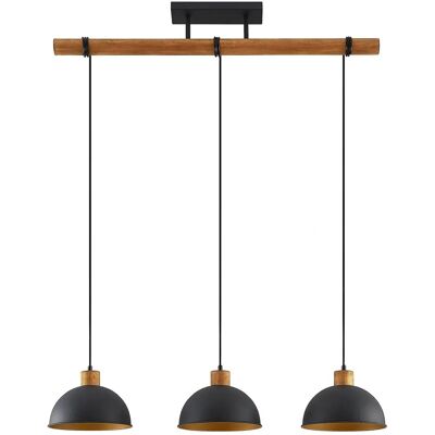 Lindby Flurin Lampa wisząca - Nowoczesna, 3 Światła, Czarny Lindby Flurin Lampa wisząca - Nowoczesna, 3 Światła, Czarny