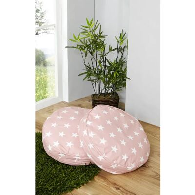 TICAA Pink 40cm Rundes Kissen - Dekoration TICAA Pink 40cm Rundes Kissen - Dekoration