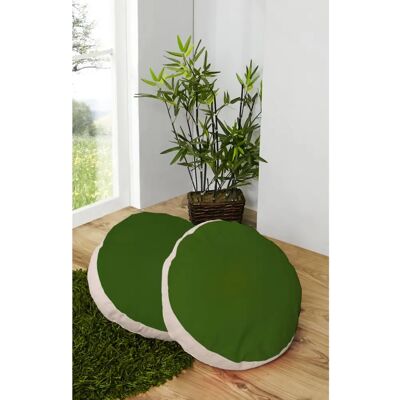TICAA Gelb-Grün Dekokissen-Set - Sitzkissen TICAA Gelb-Grün Dekokissen-Set - Sitzkissen