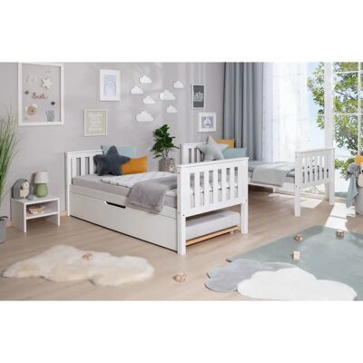 TICAA Sammy Etagenbett - Umbaubar zu 2 Einzelbetten - Landhausstil TICAA Sammy Etagenbett - Umbaubar zu 2 Einzelbetten - Landhausstil