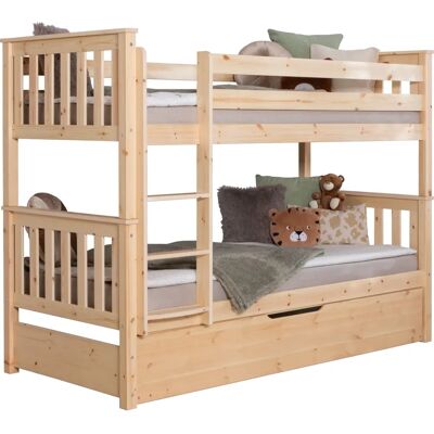TICAA Sammy - Umbaubar zu 2 Einzelbetten - Landhausstil Etagenbett TICAA Sammy - Umbaubar zu 2 Einzelbetten - Landhausstil Etagenbett