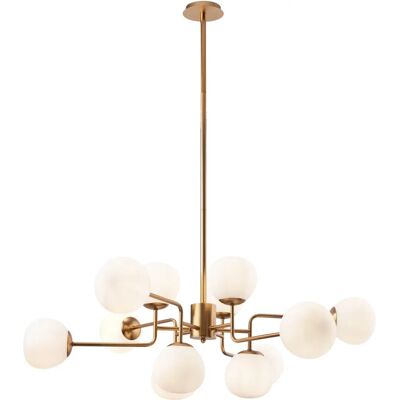 Maytoni Erich Lampadario Ottone 12 Luci - Illuminazione a Soffitto Maytoni Erich Lampadario Ottone 12 Luci - Illuminazione a Soffitto