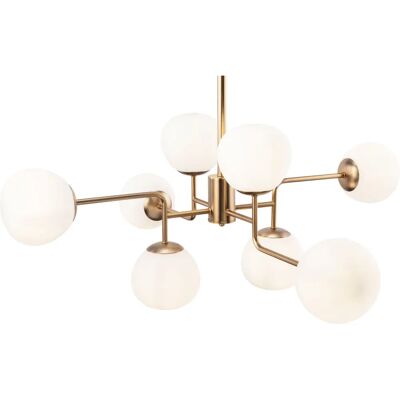 Maytoni Erich Brass Ceiling Light - 8 Bulb E14 Ceiling Pendant Maytoni Erich Brass Ceiling Light - 8 Bulb E14 Ceiling Pendant