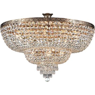 Maytoni DIA891-CL-14-G Gold Antique Crystal Ceiling Light - Ceiling Lighting Maytoni DIA891-CL-14-G Gold Antique Crystal Ceiling Light - Ceiling Lighting
