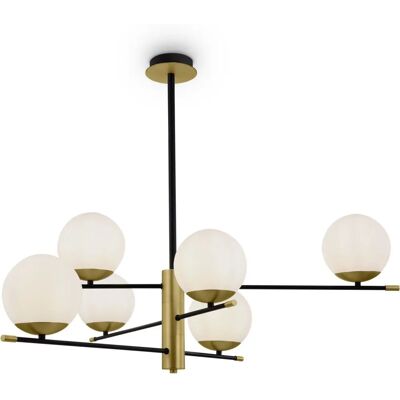 Maytoni MOD048PL-06G Deckenleuchte - 6-Lichter Gold Pendel Maytoni MOD048PL-06G Deckenleuchte - 6-Lichter Gold Pendel
