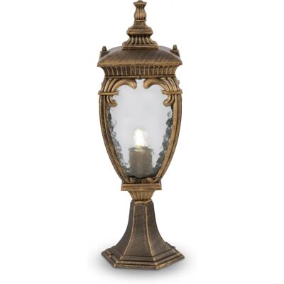 Lampada da esterno Maytoni Fleur nera con oro - Illuminazione esterna Lampada da esterno Maytoni Fleur nera con oro - Illuminazione esterna