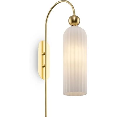Maytoni Wandleuchte - Modern Gold & Weißes Glas E14 Maytoni Wandleuchte - Modern Gold & Weißes Glas E14