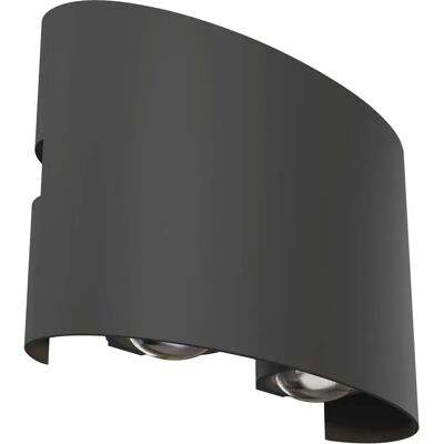 Lampa ścienna zewnętrzna Maytoni Strato szara - IP54, 12cm, 3000K Lampa ścienna zewnętrzna Maytoni Strato szara - IP54, 12cm, 3000K