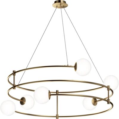 Illuminazione a soffitto Maytoni MOD317PL-06G - G9, Oro, Altezza Regolabile Illuminazione a soffitto Maytoni MOD317PL-06G - G9, Oro, Altezza Regolabile