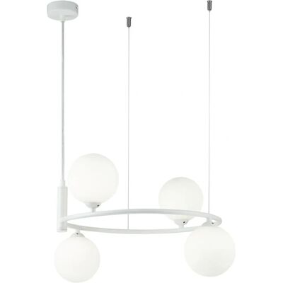 Maytoni MOD013PL-04W White Ceiling Light G9 4 Lights Maytoni MOD013PL-04W White Ceiling Light G9 4 Lights