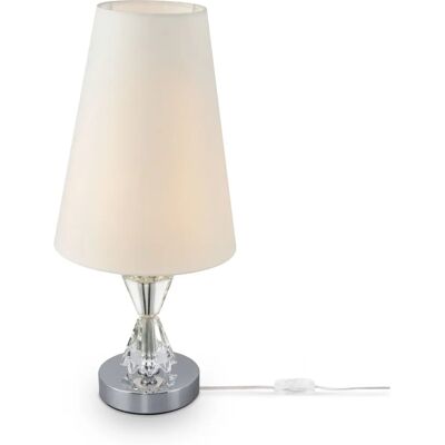 Maytoni MOD078TL-01CH Weiße Baumwolltischlampe - Tischleuchte Maytoni MOD078TL-01CH Weiße Baumwolltischlampe - Tischleuchte