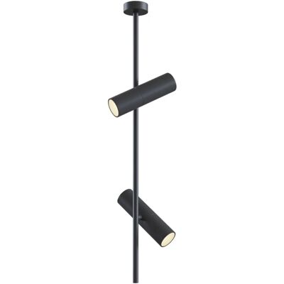 Maytoni C021CL-02B Ceiling Light - GU10, Black, 2 Lights Maytoni C021CL-02B Ceiling Light - GU10, Black, 2 Lights