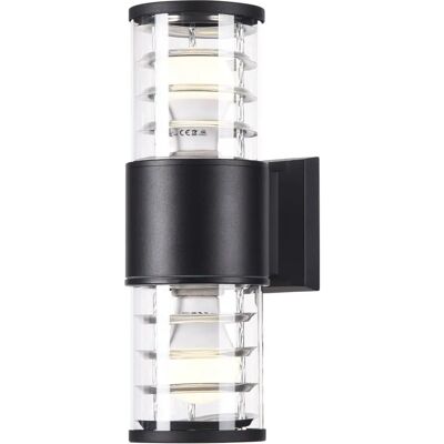 Maytoni Bronx Wandleuchte - Schwarz, 2 Licht, IP54, E27 - Wandleuchte Maytoni Bronx Wandleuchte - Schwarz, 2 Licht, IP54, E27 - Wandleuchte