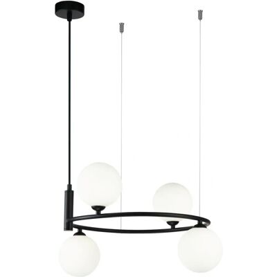 Illuminazione a soffitto Maytoni MOD013PL-04B - Vetro opaco, G9, 4 lampadine Illuminazione a soffitto Maytoni MOD013PL-04B - Vetro opaco, G9, 4 lampadine