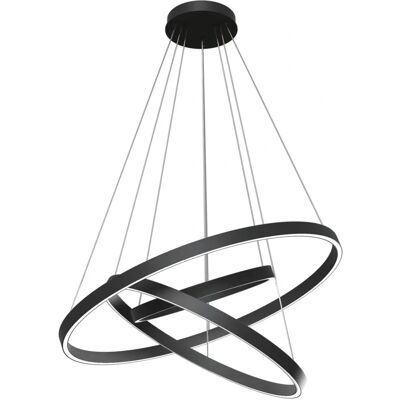 Maytoni Rim Moderne LED-Deckenleuchte - Schwarz 3-stöckige Pendellampe Maytoni Rim Moderne LED-Deckenleuchte - Schwarz 3-stöckige Pendellampe
