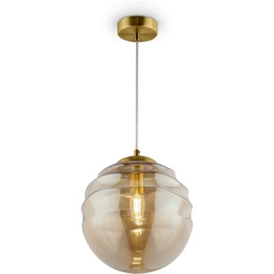 Maytoni P074PL-01BS Deckenleuchte - Pendelleuchte Bernstein Glas E14 Maytoni P074PL-01BS Deckenleuchte - Pendelleuchte Bernstein Glas E14