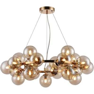 Maytoni MOD548PL-25G Ceiling Lighting - G9, 25 Bulb, Gold Maytoni MOD548PL-25G Ceiling Lighting - G9, 25 Bulb, Gold