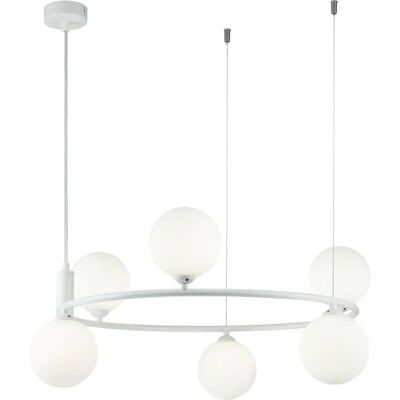 Maytoni Deckenleuchte - Weiß - G9 - 6 Leuchten - 28cm Maytoni Deckenleuchte - Weiß - G9 - 6 Leuchten - 28cm
