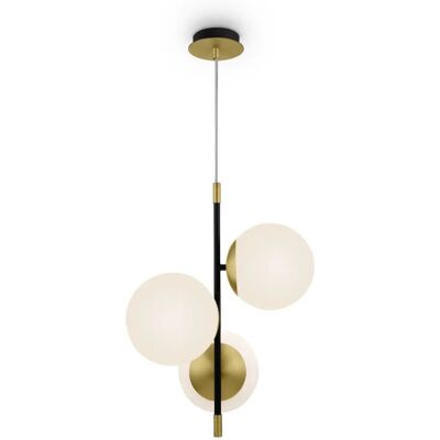 Maytoni MOD048PL-03G Deckenleuchte - 3 Licht, Gold, E14 Maytoni MOD048PL-03G Deckenleuchte - 3 Licht, Gold, E14