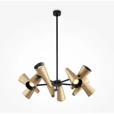 Maytoni Giro Modern 10 Messing Pendelleuchte Maytoni Giro Modern 10 Messing Pendelleuchte