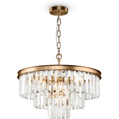 Maytoni Revero Lampada a Soffitto in Ottone 7 Luci Maytoni Revero Lampada a Soffitto in Ottone 7 Luci
