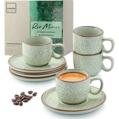 Sänger - Rio Minze - Grün - 80 ml - Espressotassen Set Sänger - Rio Minze - Grün - 80 ml - Espressotassen Set