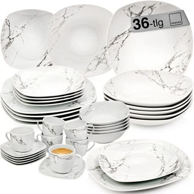 Sänger - Bilgola Marmor - 36 Teile - Dinnerware Set Sänger - Bilgola Marmor - 36 Teile - Dinnerware Set