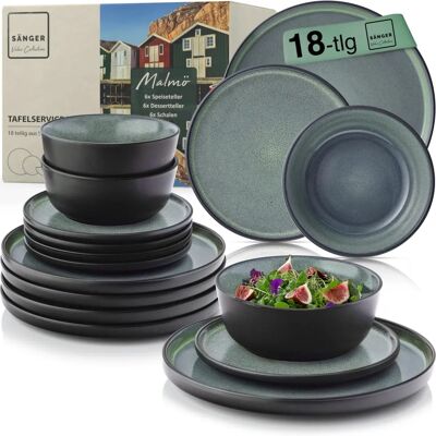 Set di Piatti Malmö - 6 Pezzi Set di Piatti Malmö - 6 Pezzi