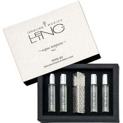 LENGLING MUNICH No 3 Acqua Tempesta Unisex Duft-Set - Reise 4x8ml LENGLING MUNICH No 3 Acqua Tempesta Unisex Duft-Set - Reise 4x8ml